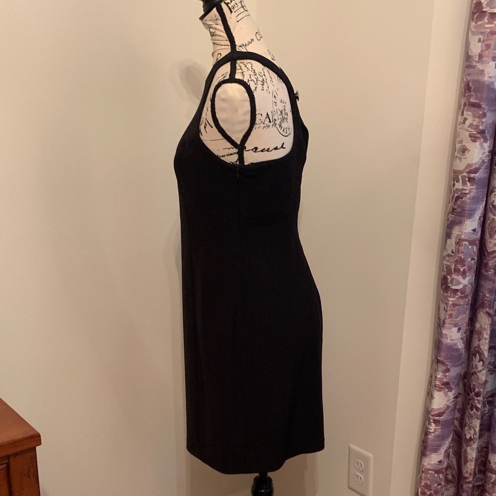 Vintage CDC Petites Classic Cocktail Mini Dress (Black) - Picture 10 of 14